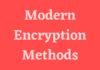 Modern Encryption Methods